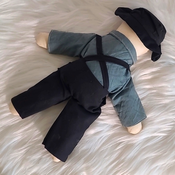 Creepy Faceless Amish Handmade Male Plush Stuffed Doll Possibly Haunted Spooky - Picture 9 of 11